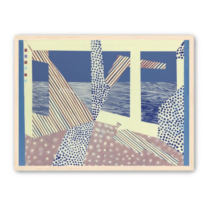 Stripes cut through dots
