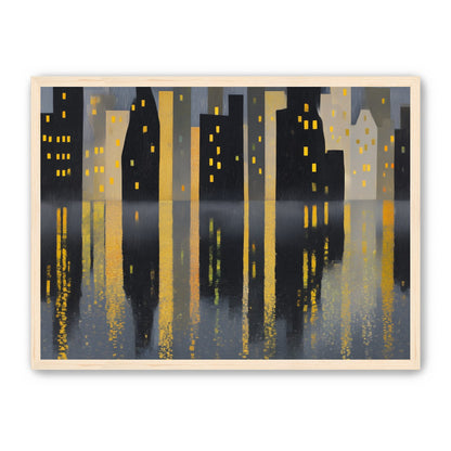 Windows above their reflections