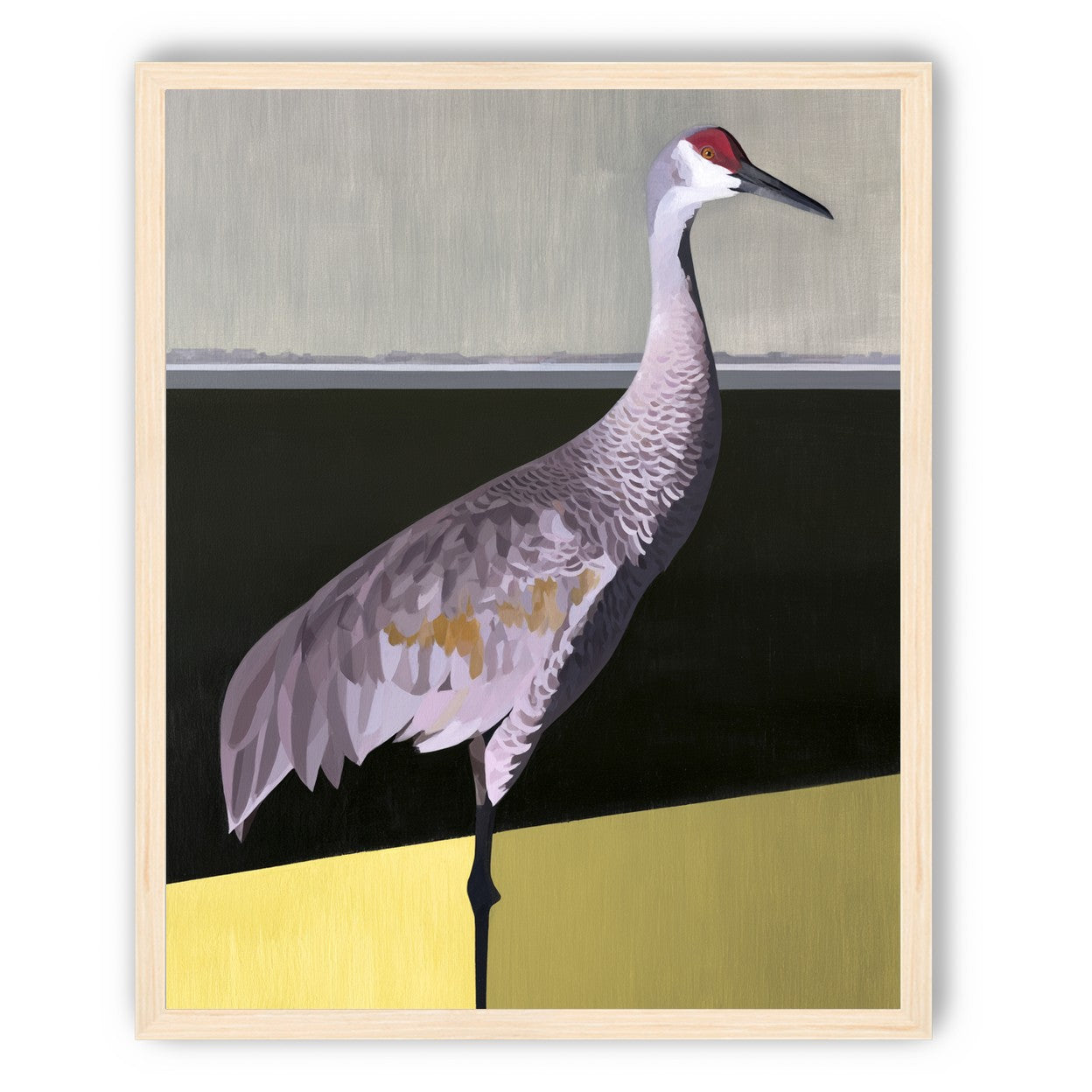 Crane at the hard horizon
