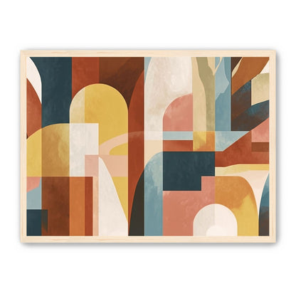 Ochre and Teal Held Apart