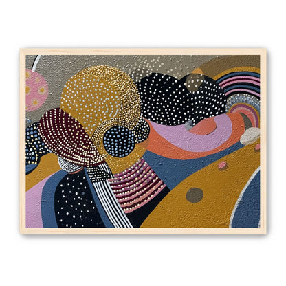 Overlapping Dotted Shapes