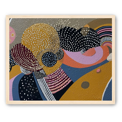 Overlapping Dotted Shapes