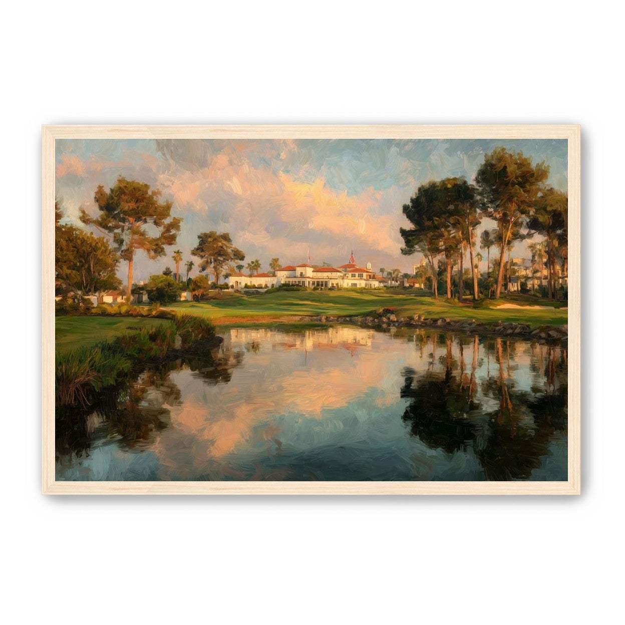 Afternoon Light on the Clubhouse
