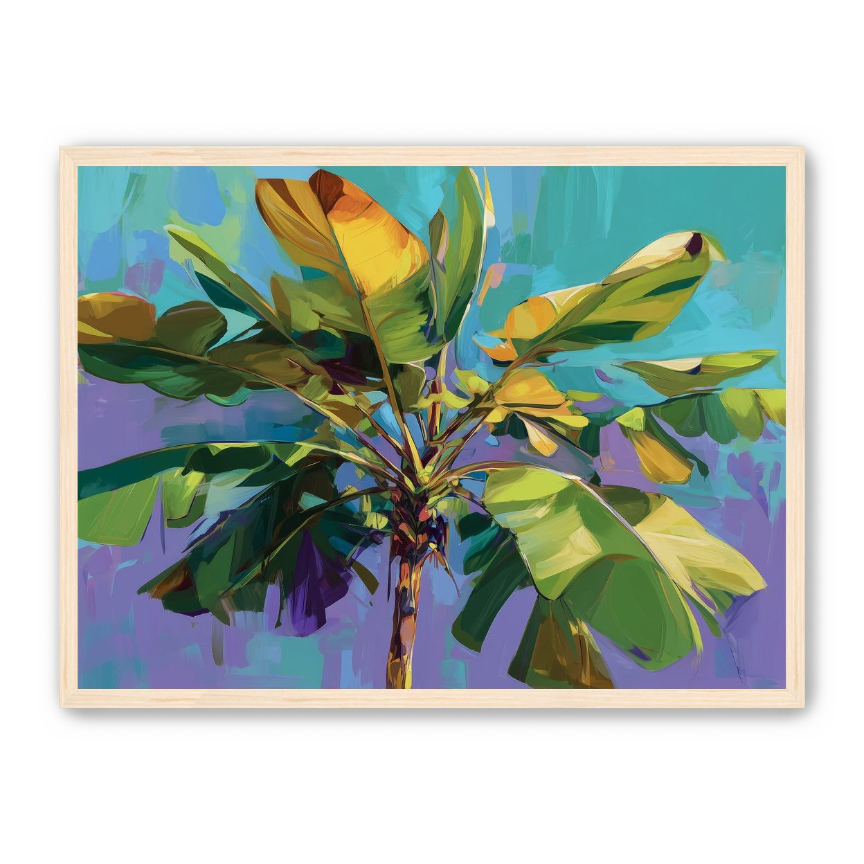 Painted Palm Tree
