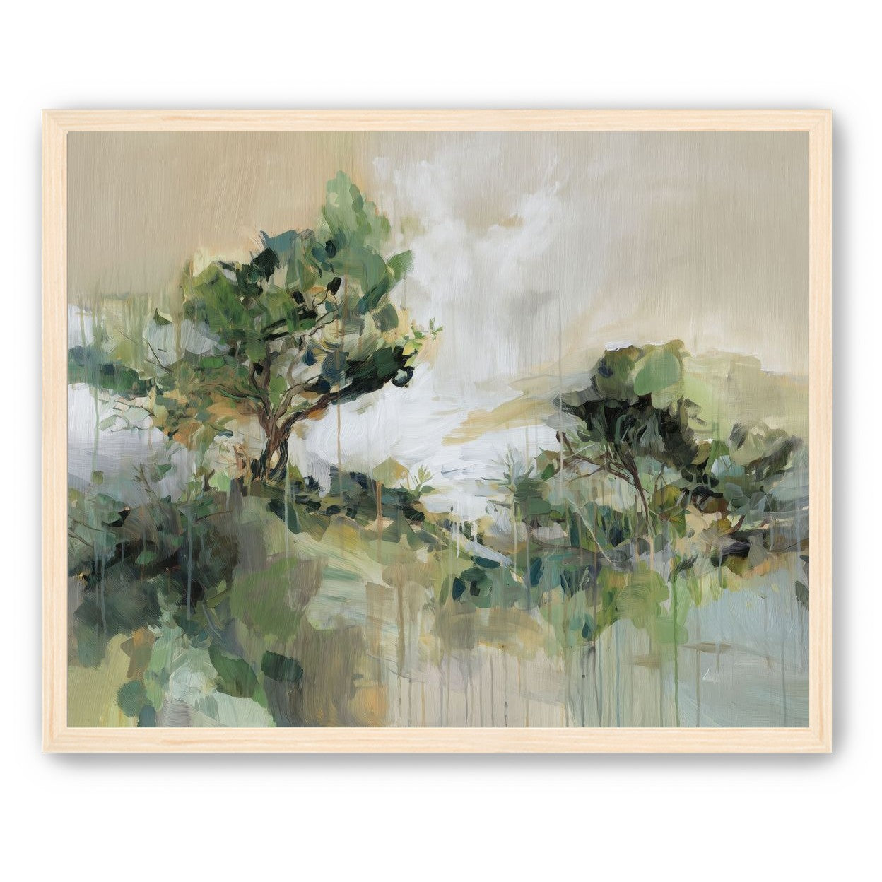 Tree Canopies in Pale Light