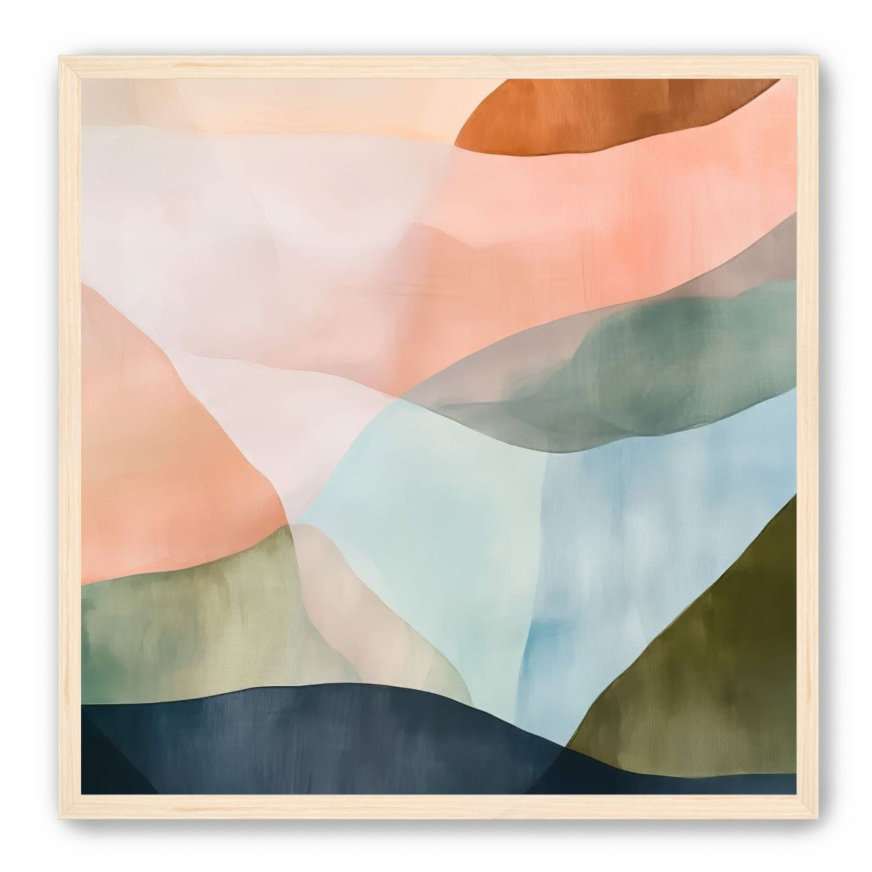 Terracotta and Blue Planes