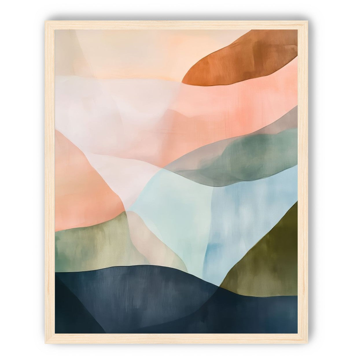 Terracotta and Blue Planes