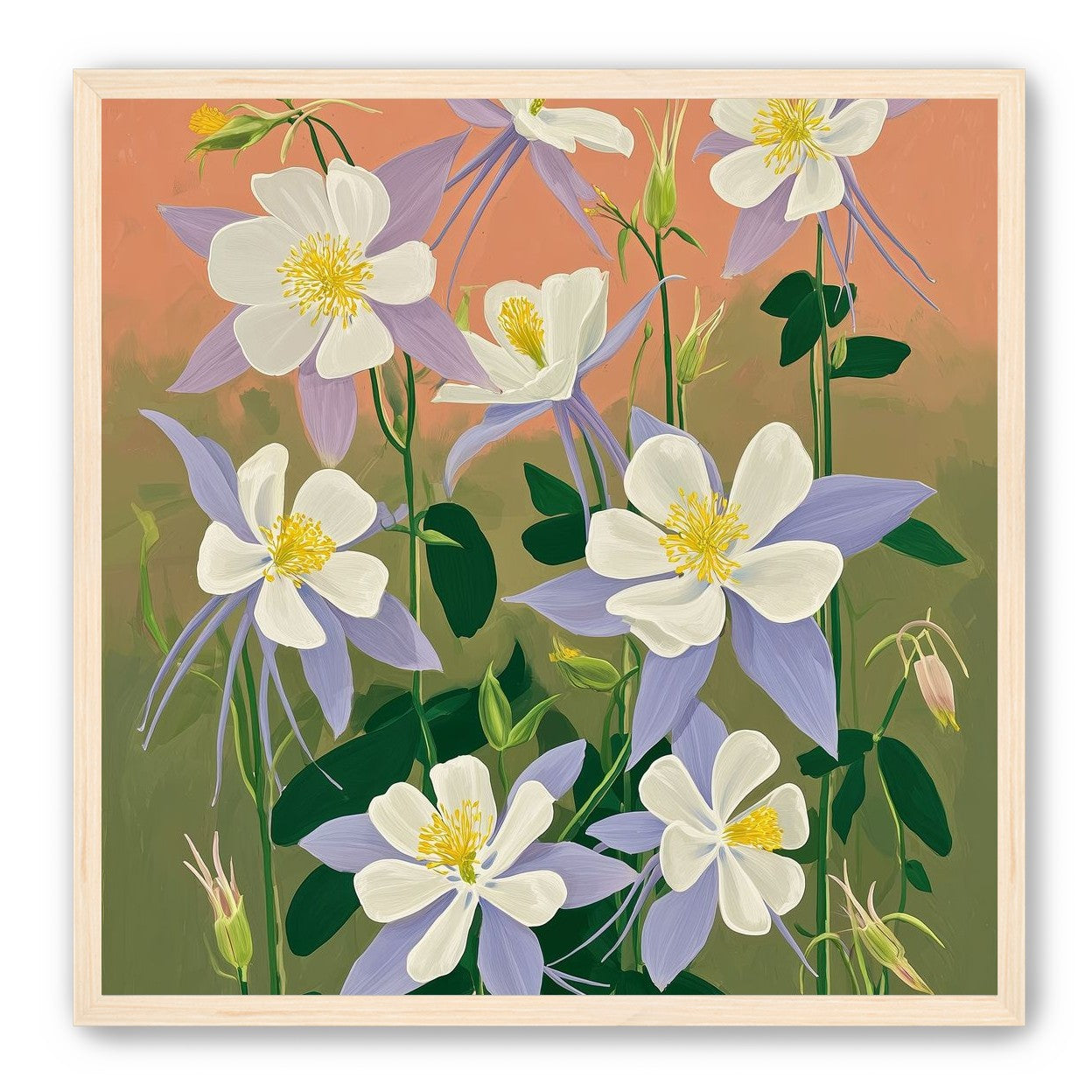 Evening Color in the Flowers