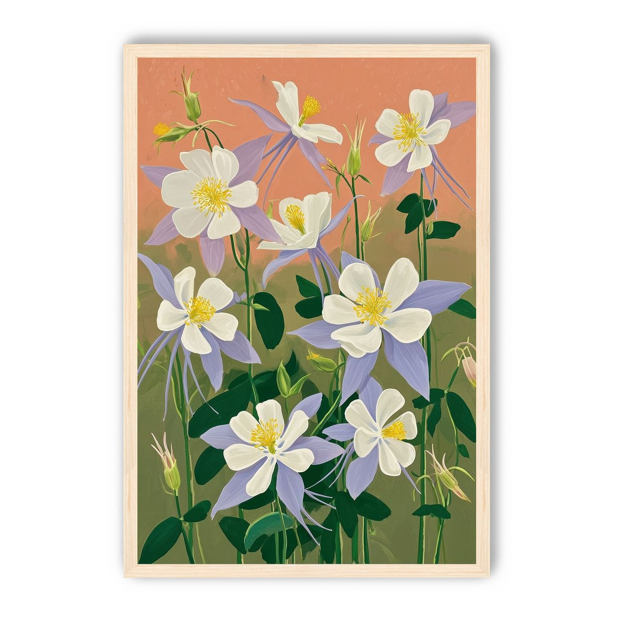 Evening Color in the Flowers