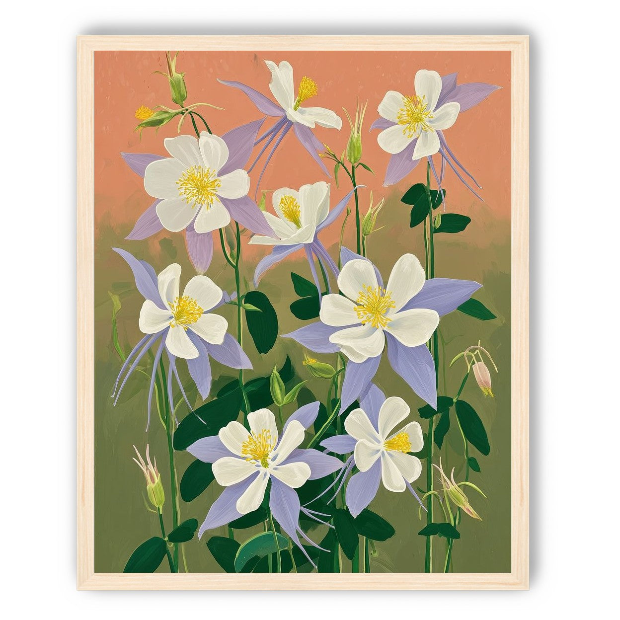 Evening Color in the Flowers