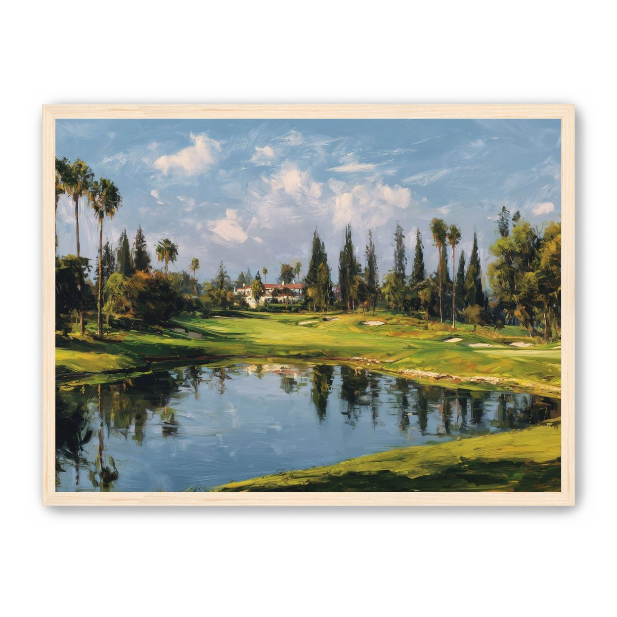 Still Water in Front of the Green