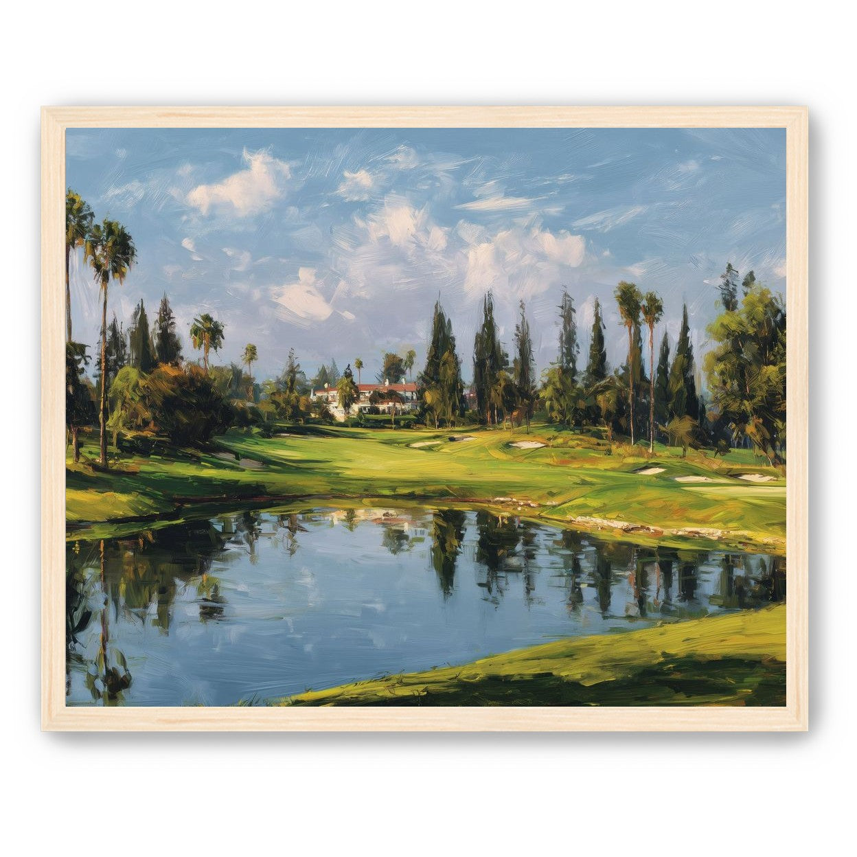 Still Water in Front of the Green