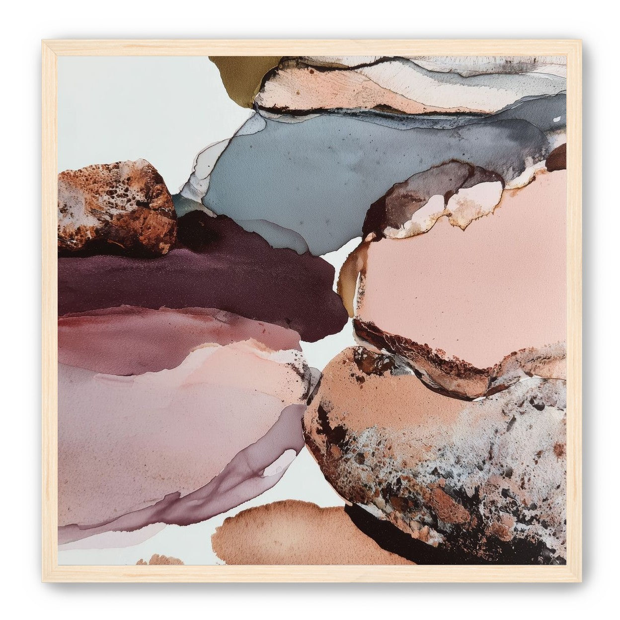 Pink and Stone Forms