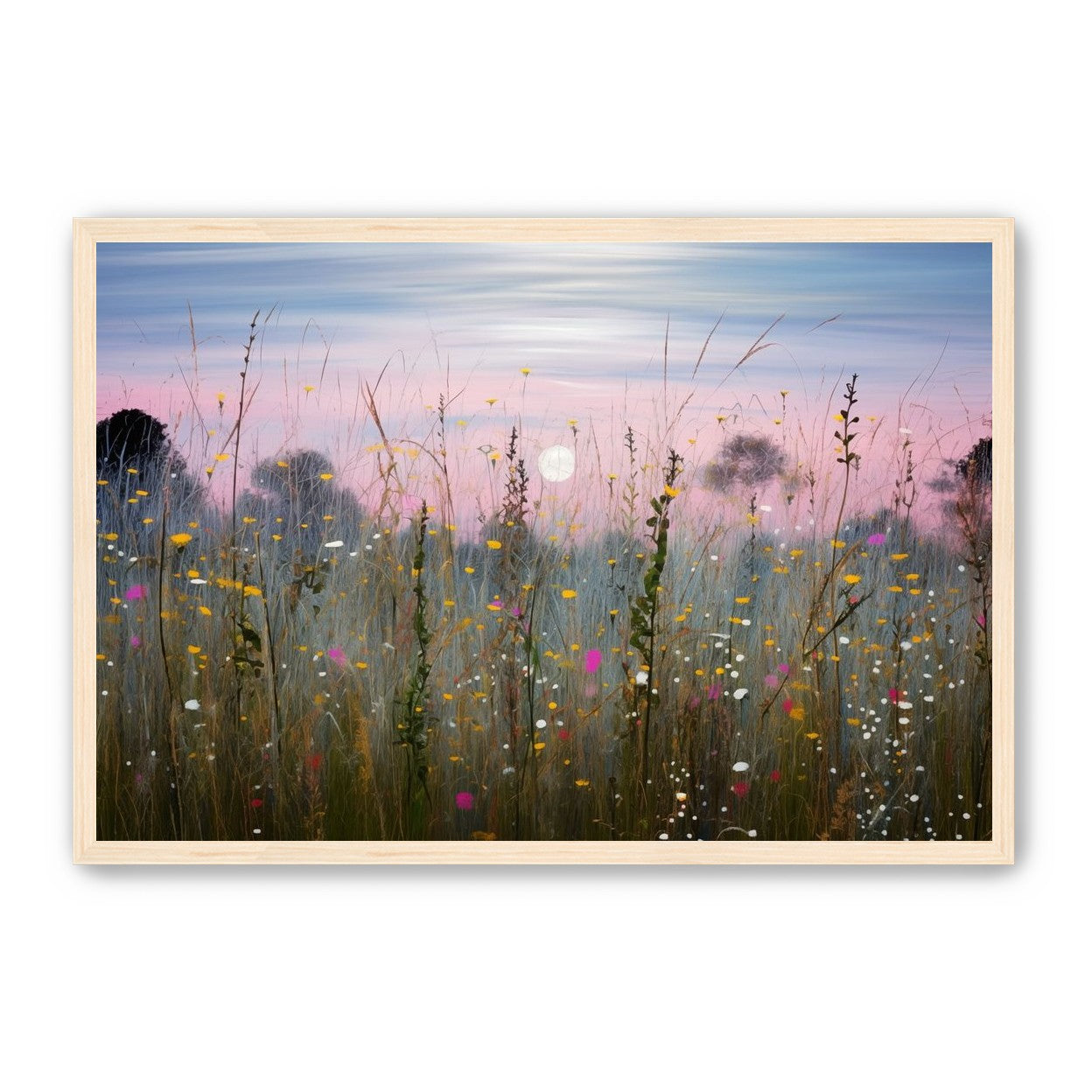 Wildflower Meadow at Moonrise