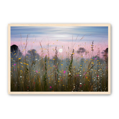 Wildflower Meadow at Moonrise