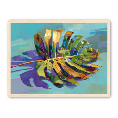 A Leaf Held in Color
