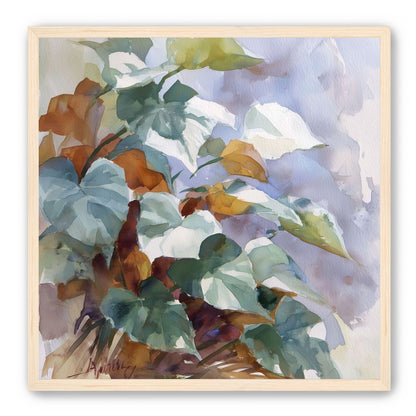 Garden Leaves After Rain