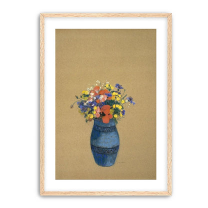 A quiet vase of wildflowers