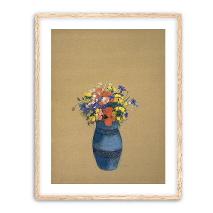 A quiet vase of wildflowers