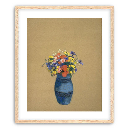 A quiet vase of wildflowers