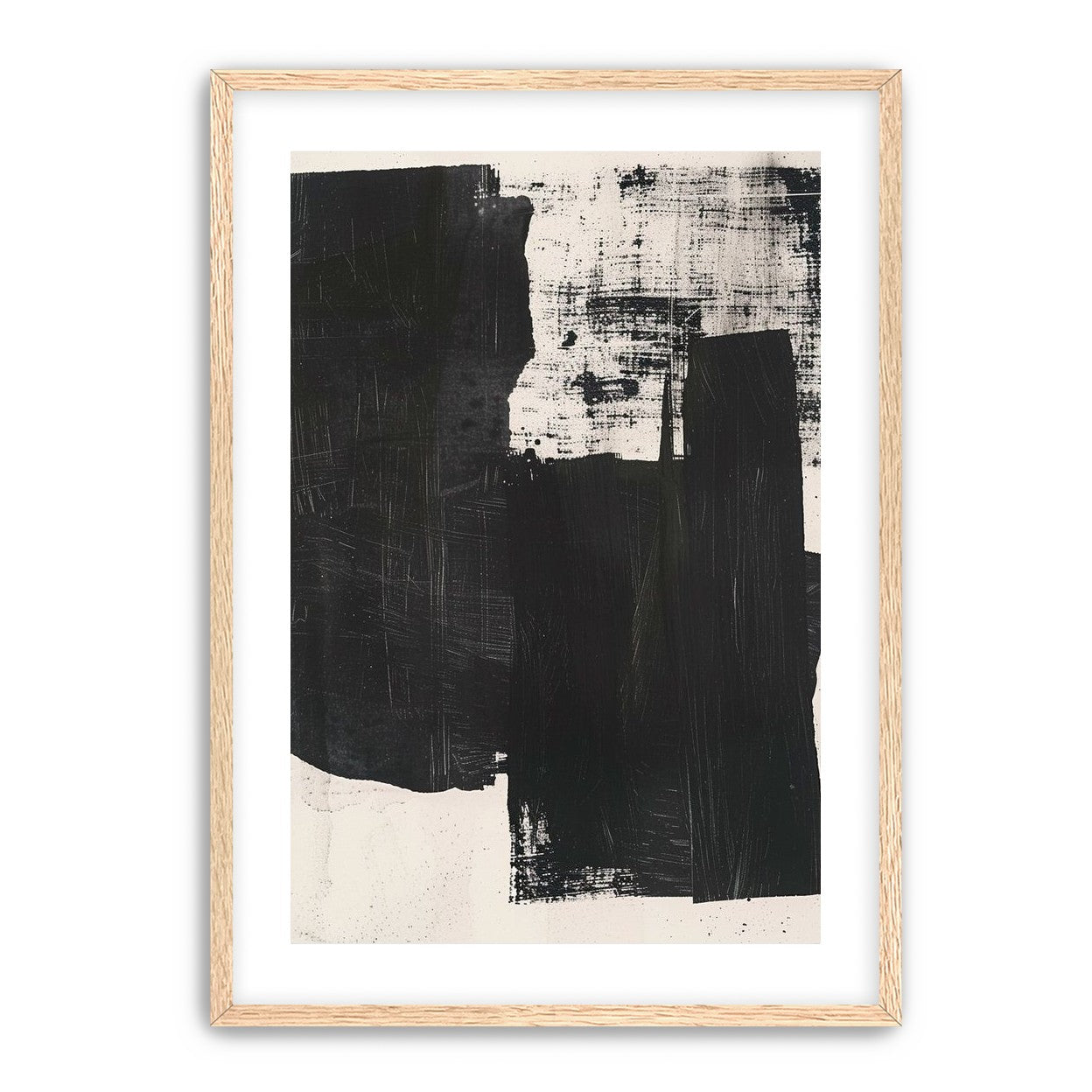Black mass against the grain