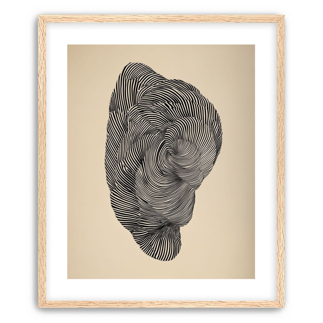 Vortex in a striped head