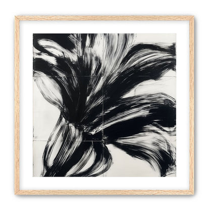 Black surge on white grid
