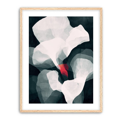 Red wedge among pale layers