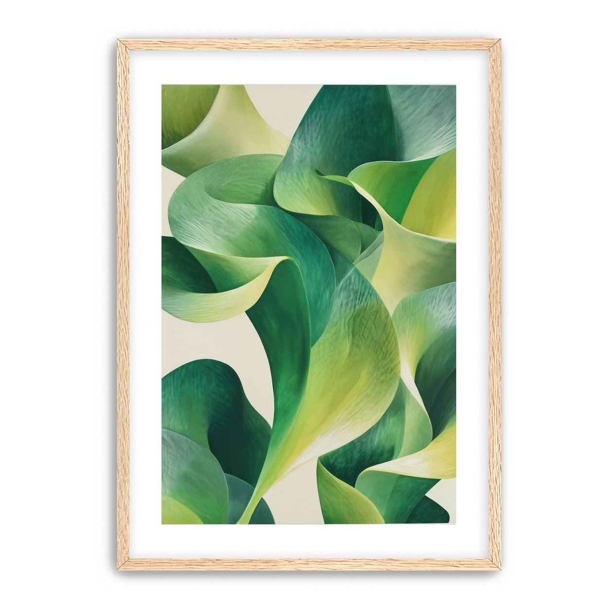 Green light in the lilies