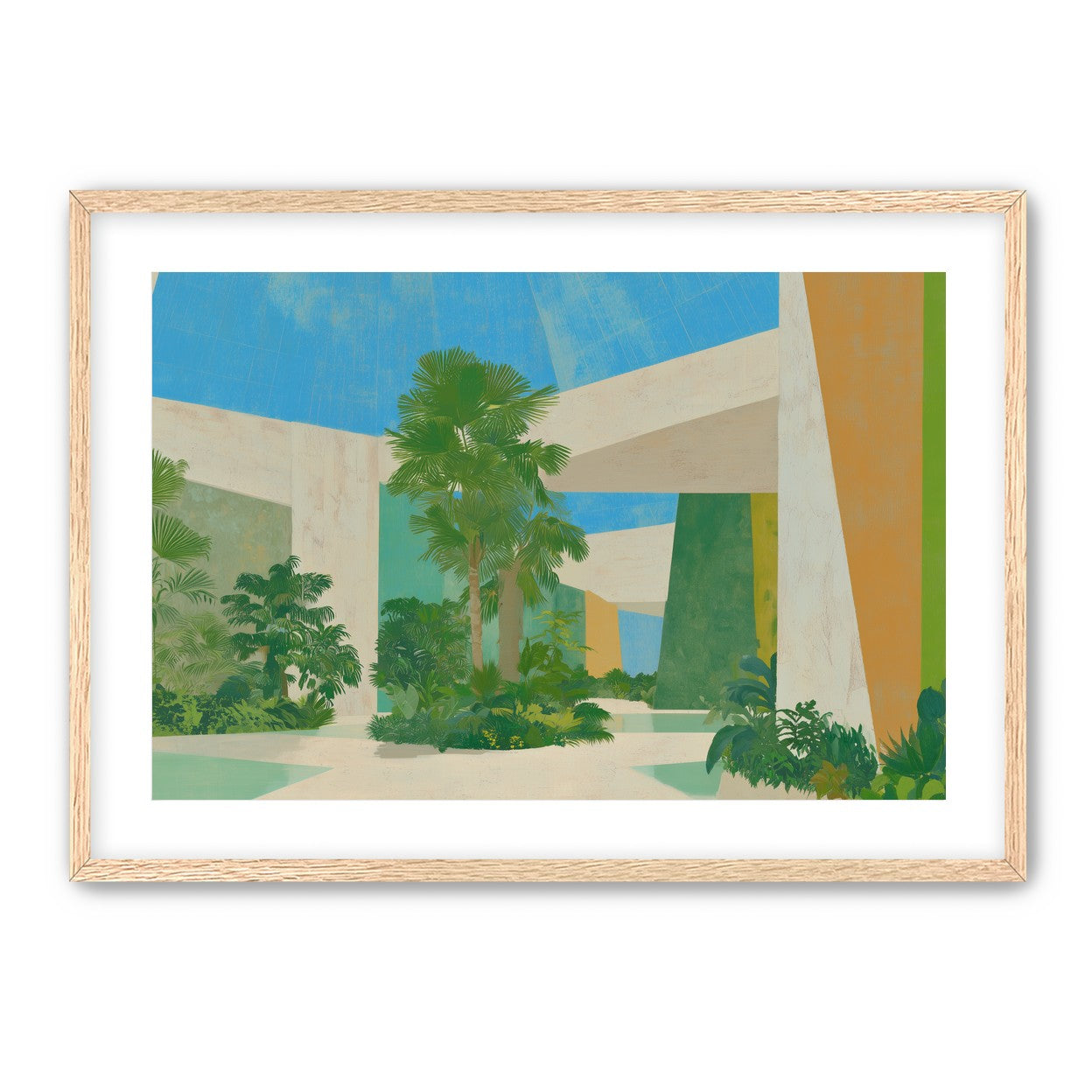 Palm shade in the atrium