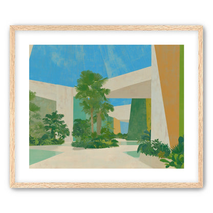 Palm shade in the atrium