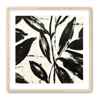 Leaves in black sweep