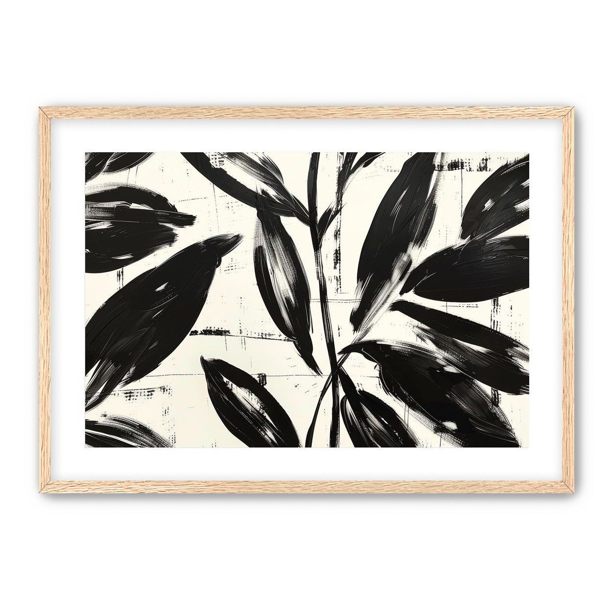 Leaves in black sweep