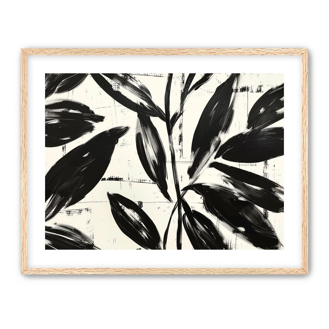 Leaves in black sweep