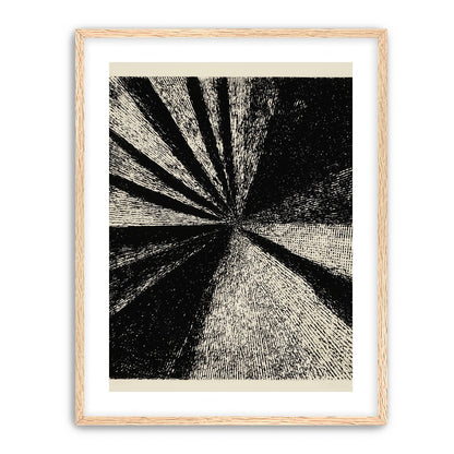Black rays into grain