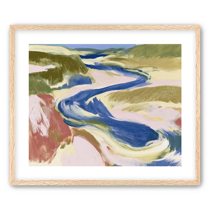 Blue bend through sandbars