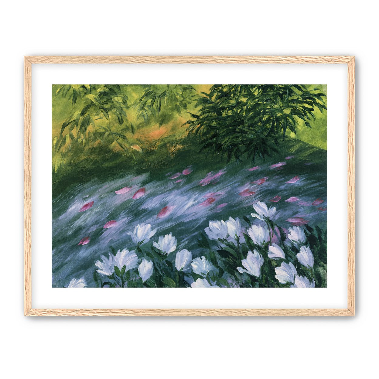 Petals on the streambank