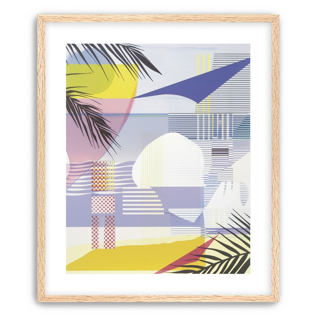 Layered stripes and color fields