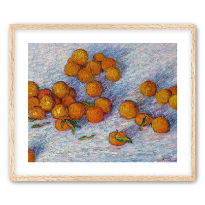 Oranges across the table