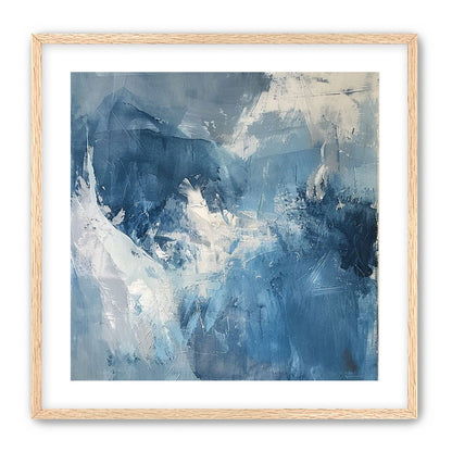 Blue slipping into white