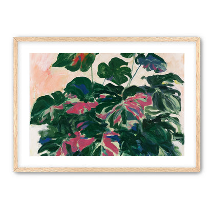 Leaves leaning into light