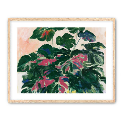 Leaves leaning into light