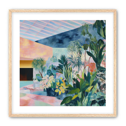 Pastel rooms for green leaves
