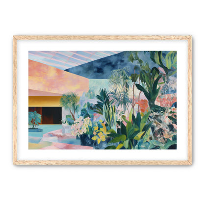 Pastel rooms for green leaves