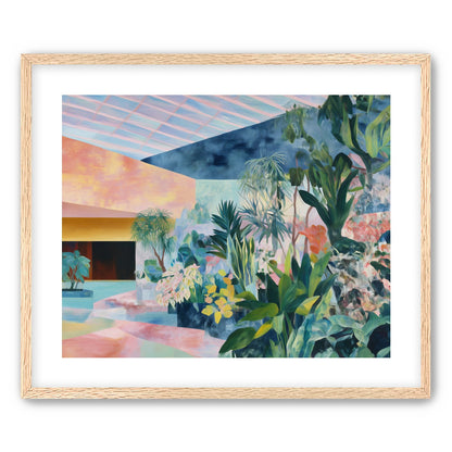 Pastel rooms for green leaves