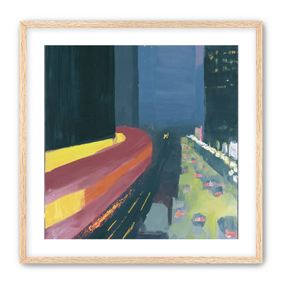 A bright bend downtown
