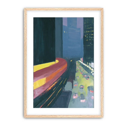 A bright bend downtown