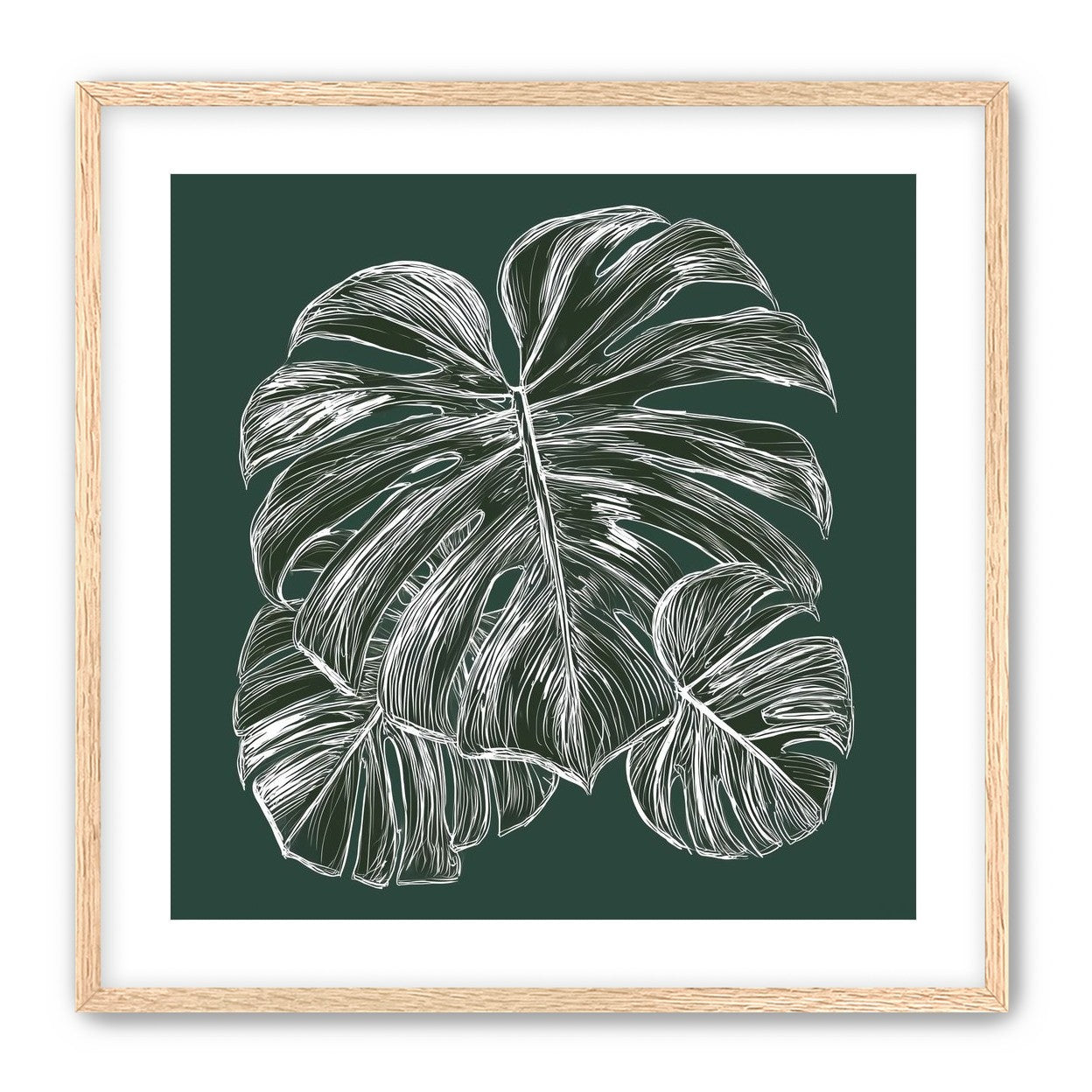 White veins on green field