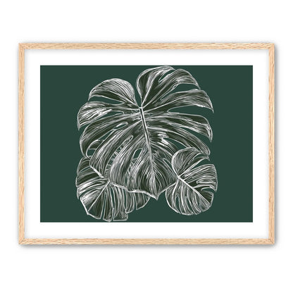 White veins on green field