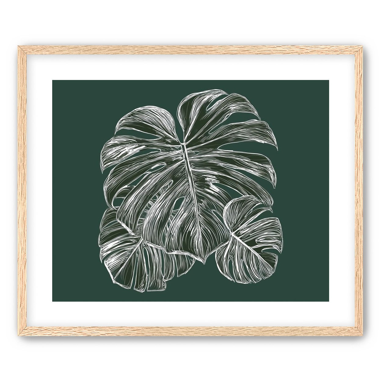 White veins on green field